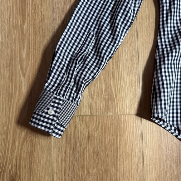 Brooks Brothers Classic Gingham Long Sleeve Women’s Button Down Size 0 - Picture 7 of 8
